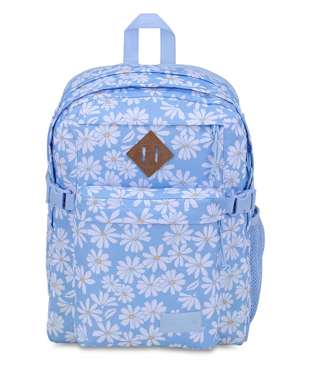 ◆jansport◆ MAIN CAMPUS PUNK PANSIES BLUE JS0A4QULGV3 Jansport Kids' Main Campus Backpack In Punk Pansies Blue