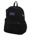 Jansport Unisex Eco Mesh Back Pack In Black In Black