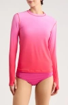 Jantzen 24/7 Swim Upf 50+ Rashguard In Pink