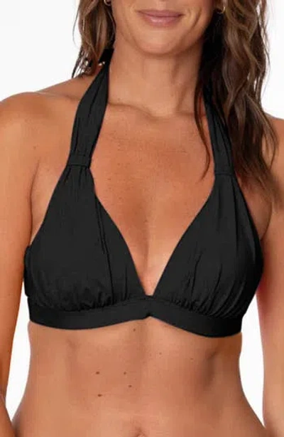 Jantzen Amy Halter Bikini Top In Black