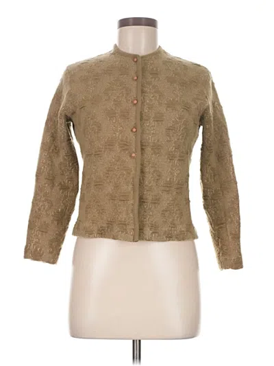 Pre-owned Jantzen Cardigan Sweater In Tan