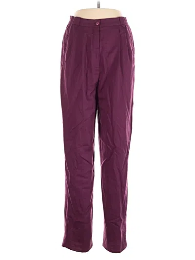 Pre-owned Jantzen Casual Pants In Purple