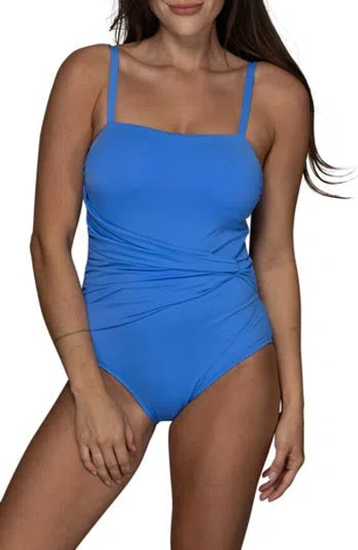 Jantzen Donna One-piece Swimsuit In Cornflower