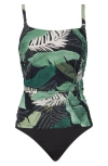 Jantzen Eden Tankini 2-piece Bikini In Boho Palms