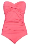 Jantzen Flora Bandeau One Piece Swimsuit
