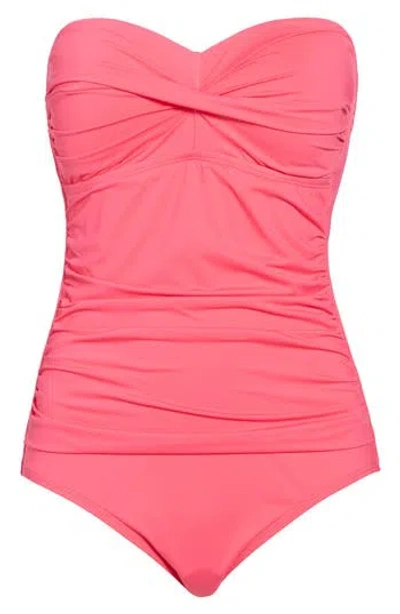Jantzen Flora Bandeau One Piece Swimsuit