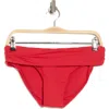 Jantzen Foldover Hipster Bikini Bottoms In  Red