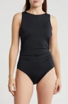 Jantzen Farrah High Neck One-piece Swimsuit