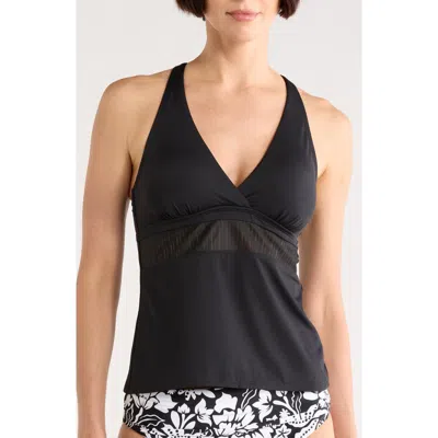 Jantzen Jaime Halter Tankini Top In Black