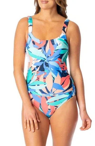 Jantzen Jolie One-piece Swimsuit In Pantheon Blue