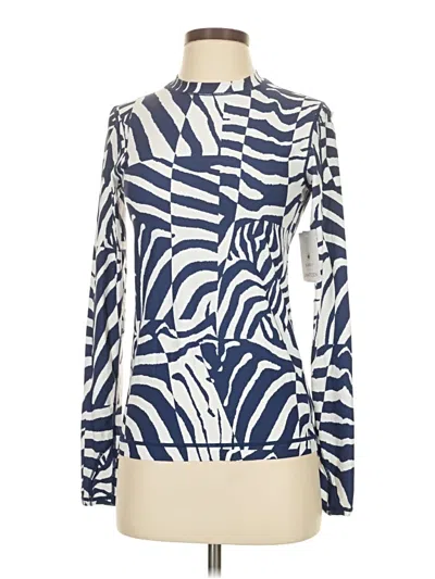 Jantzen Long Sleeve Turtleneck In Blue