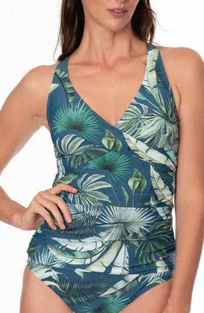 Jantzen Louise Wrap Tankini In Depths