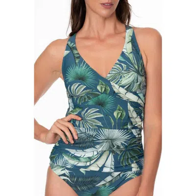 Jantzen Louise Wrap Tankini In Depths