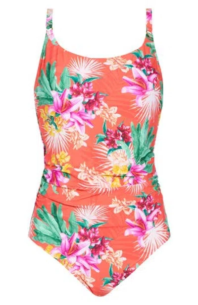 Jantzen Mio Tropical Print One-piece Swimsuit
