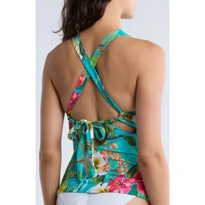 Jantzen Nora High Neck Tankini Bikini Top