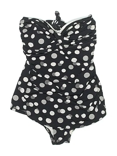Pre-owned Jantzen One Piece Swimsuit In Black