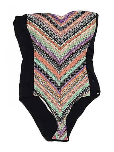 Pre-owned Jantzen One Piece Swimsuit In Black