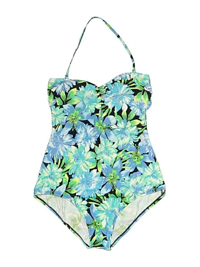 Pre-owned Jantzen One Piece Swimsuit In Blue