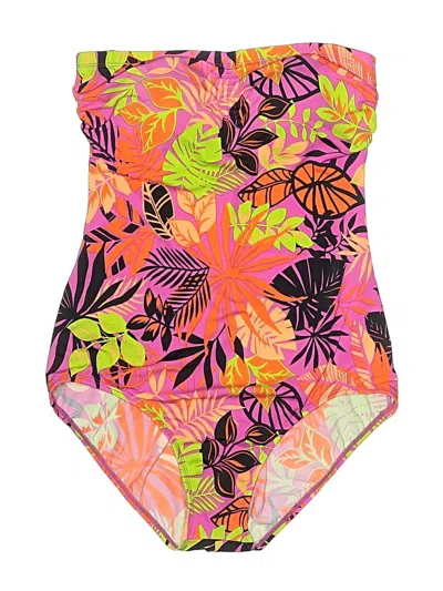 Pre-owned Jantzen One Piece Swimsuit In Pink