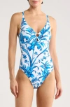 Jantzen Paris One-piece Swimsuit In Blue