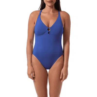 Jantzen Paris One-piece Swimsuit In Cobalt