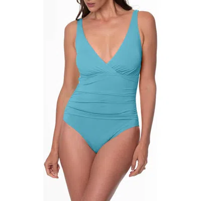 Jantzen Patty One-piece Swimsuit In Coastal Blue