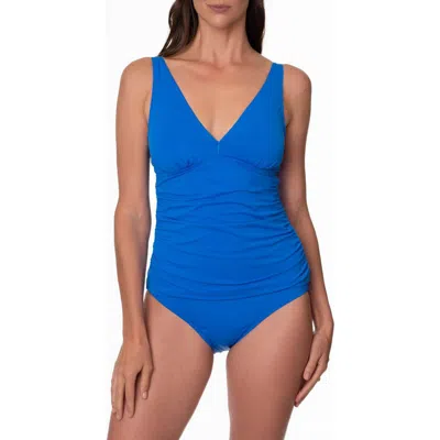 Jantzen Patty One-piece Swimsuit In Cobalt