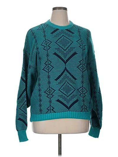 Pre-owned Jantzen Pullover Sweater In Blue