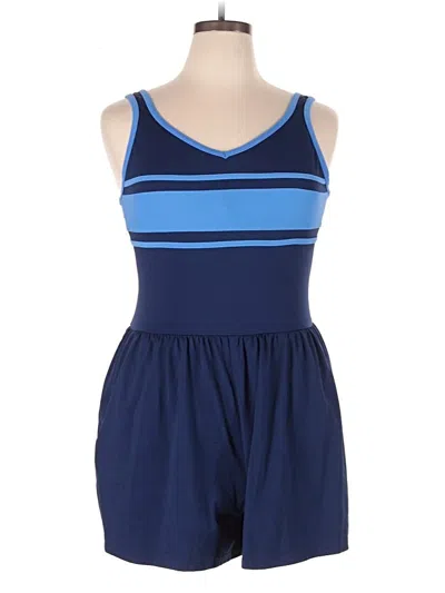 Pre-owned Jantzen Romper In Blue