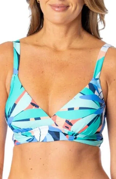Jantzen Sophia Bra Bikini Top In Blue