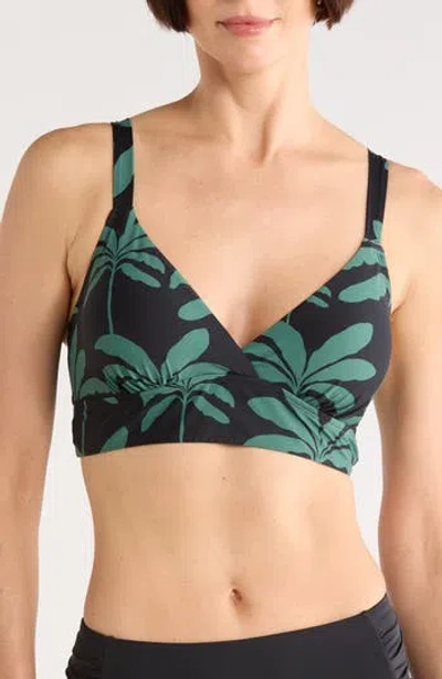 Jantzen Sophia Underwire Bikini Top In Metallic