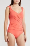 Jantzen Surplice One-piece Swimsuit