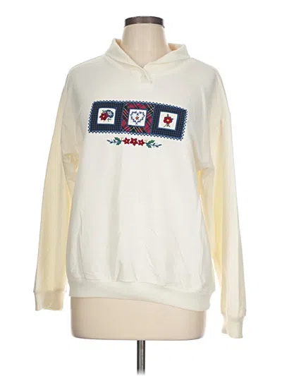 Pre-owned Jantzen Sweatshirt In White