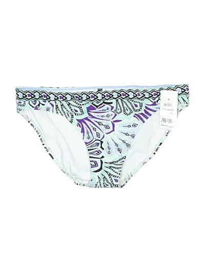 Pre-owned Jantzen Swimsuit Bottoms In White