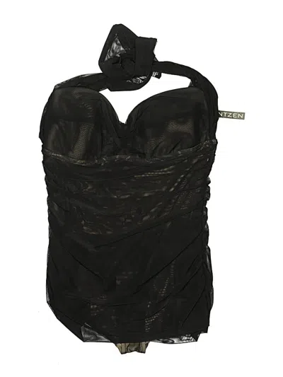 Pre-owned Jantzen Swimsuit Cover Up In Black