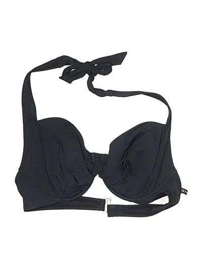 Pre-owned Jantzen Swimsuit Top Black Swimwear