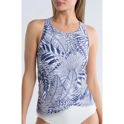 Jantzen Violet Crisscross Back Tankini Bikini Top