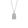 Janus Edinburgh Women's Arch Door Gateway Of New Beginnings Sterling Silver Necklace In Silver