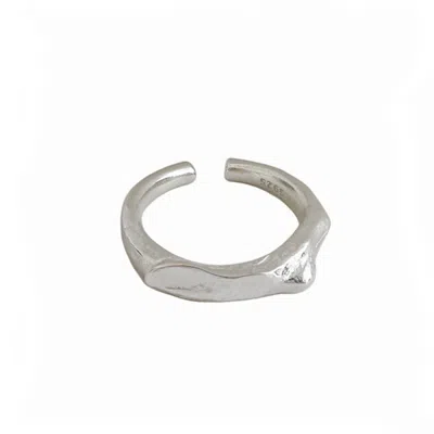 Janus Edinburgh Women's Cobbler Organic Chunky Sterling Silver Ring
