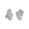 Janus Edinburgh Women's Eighe Sterling Silver Textured Stud Earrings