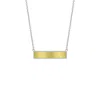 Janus Edinburgh Women's Facade Of Balance Reversible Simple Bar Necklace In Multi