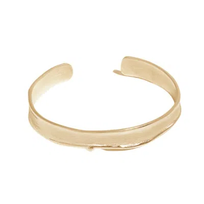 Janus Edinburgh Women's Quoich Thick Gold Vermeil Bangle