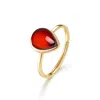 Janus Edinburgh Women's Scarab Gold Vermeil Red Garnet Ring In Red