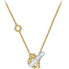 Janus Edinburgh Women's Seacliff Gold Vermeil Baroque Pearl Toggle Necklace In Gold