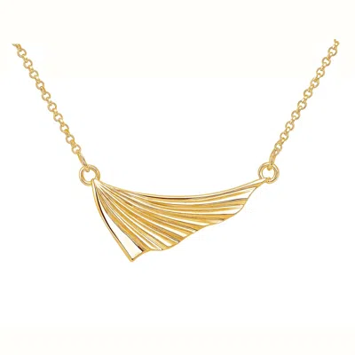 Janus Edinburgh Women's Selkie Fish Fin Mini Gold Vermeil Necklace