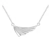 Janus Edinburgh Women's Selkie Fish Fin Mini  Silver Necklace In Silver