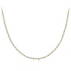 Janus Edinburgh Women's Sha Sha Dual Tone Gold Vermeil And Sterling Silver Necklace 55cm In Silver