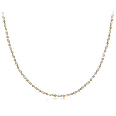 Janus Edinburgh Women's Sha Sha Dual Tone Gold Vermeil And Sterling Silver Necklace 55cm