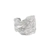 Janus Edinburgh Women's Sterling Silver Chunky Fluidity Textured Tulla Ring