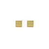 Janus Edinburgh Women's Time Square 18k Gold Vermeil Square Silver Stud Earrings In Gold